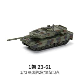 1/72 Creative Military Series Building Blocks Armored Transport Vehicle M-Track Vs Leopard 2 Tank Model Toys For Christmas Gifts