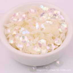 10g/Pack 6mm 8mm Concave Plum Flower Sequins Christmas Decoration Crafts Paillettes DIY Ornament Sewing Lentejuelas Accessories