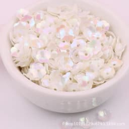 10g/Pack 6mm 8mm Concave Plum Flower Sequins Christmas Decoration Crafts Paillettes DIY Ornament Sewing Lentejuelas Accessories