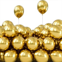 50 pcs 5 Inch Chrome Metallic Helium Balloons for Birthday Wedding Anniversary Christmas Party Decorations