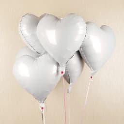 Love Heart Foil Balloons, Helium Balloon, Valentine's Day Supplies, Wedding, Christmas, Birthday Party Decorations, 18Inch 10Pcs