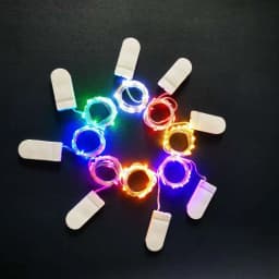 Fairy Lights LED Battery Operated String Lights Waterproof Silver Wire Firefly Starry Lights Wedding Party Xmas Christmas Decor