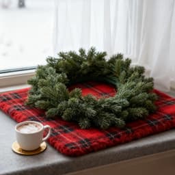 1Pc Artificial Plants Home Room Table Decor Accessories Christmas Wreath Yard DIY Gift Box Scrapbook Tree Wedding Bridal Hotsale