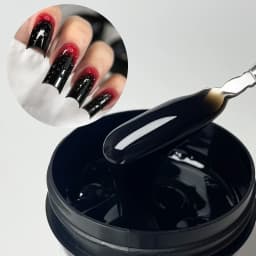 Jillnails 50G Builder Nail Gel Christmas Red Burgundy Self Leveling Medium UV Led Gel 50ml
