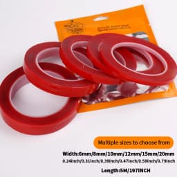 LED Light Strip Adhesive Strip Double-Sided Nano Acrylic Tape Transparent Strong Adhesion Christmas Party balloon Fixing