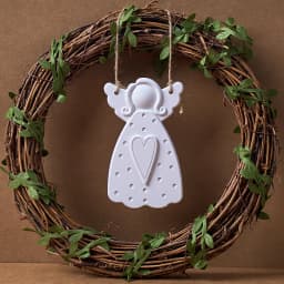 Heart Dot Texture Dress Girl Mold DIY Handmade Faceless Angel Plaster Resin Craft Silicone Molds Home Christmas Tree Decor