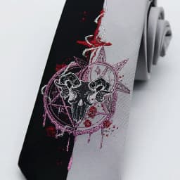 Anime Cosplay Ties Harajuku Men Women Uniform Black College Clothing Adult Student Accessories Necktie Christmas Gifts