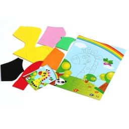 12 Pcs 3D EVA Foam Sticker DIY Cartoon Animal Puzzle Kids Birthday Party Favors Pinata Christmas Carnival Party Favors Reward
