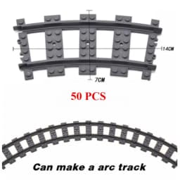 Creative MOC City Traffic Straight Track Curve Lane Change and Track Building Blocks for Children-Boys' Christmas Gift