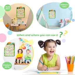 Electronic Interactive Alphabet Wall Chart Toddler Learning Educational ABC Poster for Kids Ages 2-5 Christmas Birthday Gifts