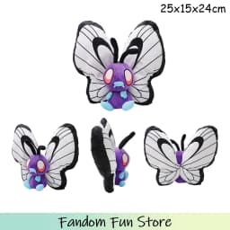 Pokemon Butterfree Plush Toys Butterfly Caterpie Scolipede Plushies Soft Stuffed Animal Cute Dolls Christmas Halloween Gifts