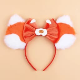 NEW Frozen Snowflake Mouse Ears Headband Girls Boys Sequin 5"Bow Hairband Christmas Festival Party Cosplay Hair Accessories