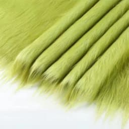 Shaggy Plush Faux Fur Fabric Precut Strips Fluffy Fuzzy Craft Fur For Doll Beard Hair Costume Bag Christmas Party Decoration