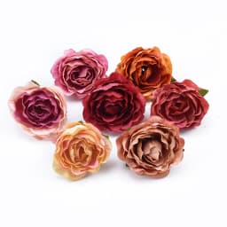 10/30 Pieces 4CM Roses Head Wedding Bridal Accessories Clearance Christmas Decorations for Home Scrapbooking Artificial Flowers