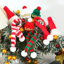 10PCS/set Mini Knit Hat Mini Christmas Scarf Set Knitting Craft Doll Hats DIY Jewelry Making Hair Decoration Accessories Crafts