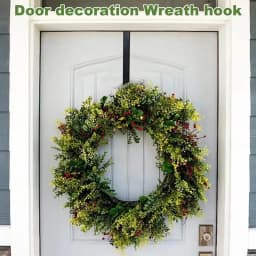 30cm/12in Wreath Hanger Rustproof Corrosion Resistant Strong Load-Bearing Easy to Install Christmas Wreath Hanger Decor