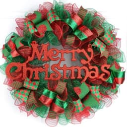 Christmas Tree Decorations Ribbon Mesh Ribbon for Wreath Bow Garland 2025 Christmas Decor Home Decor Gifts Navidad New Year 2026