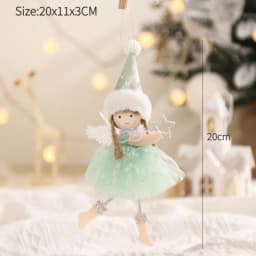 Christmas Angel Dolls Merry Christmas Tree Decoration for Home 2023 Cristmas Xmas Navidad Natal Noel Gifts Happy New Year 2024