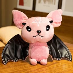 30cm Demon Bat Halloween Plushy Four-color Demon Bat Cartoon Soft Model For Boys and Girls Christmas Halloween Holiday Gifts