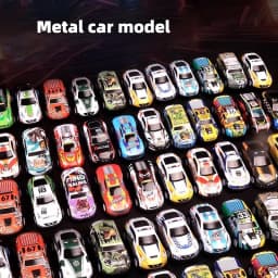 Gift Box Version: 48-Piece Alloy Car Set, Children's Toy Car, Tin Car, Racing Model, Classic Car Model, Christmas Gift