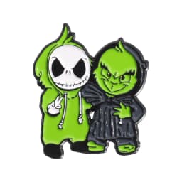 Horror Anime Character Brooch Enamel Pins Funny Comic Metal Brooches Lapel Badge Christmas Punk Accessories Gift for Friends