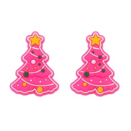 10Pcs/Lot New Christmas Tree Silicone Focal Beads For Jewelry Making DIY Beaded Pens Keychains Gifts Handmade Accessories