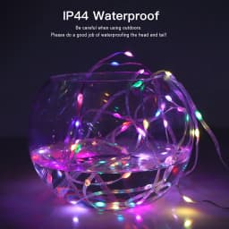 RGBIC LED String WS2812B Bluetooth USB Music Dream Color Light 5V Christmas Birthday Party Garland Decor Fairy Lights for Home