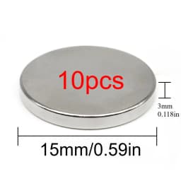 15x3mm Circular Strong Magnet Suitable for Photo Walls Bathroom Accessories Homes, Cabinet Doors, Christmas DIY, Graffiti Crafts