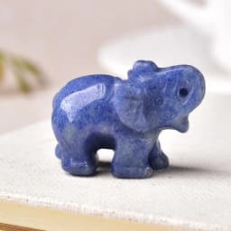 1PC Natural Crystal Rose Quartz Elephant Amethyst Obsidian Animals Stone Crafts Small Decoration Home Decor Christmas Present
