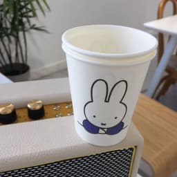 Cute Miffy Kawaii Cartoon Ins Paper Cup Thickening 250ml High Temperature Resistance Disposable Cups Christmas Gift
