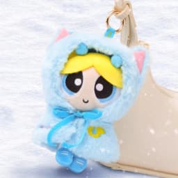 Genuine Powerpuff-Girls Plush Cape Doll Kawayii Blossom Bubbles Buttercup Cartoon Backpack Decorative Dolls Toys Christmas Gifts