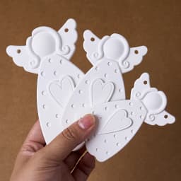 DIY Faceless Angel Silicone Mold Christmas Tree Hanging Ornament Plaster Concrete Resin Mould Heart Dot Texture Dress Girl Craft