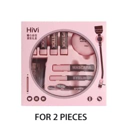 Women's Christmas makeup set, 9 lipsticks & powder press &BB cream & eyebrow pencil & mascara & eyeliner set,for women and girls