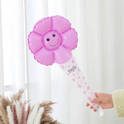30 Handheld Balloons, Birthday Gift Balloons, Halloween & Christmas Decorations, Daisy Face Design, Kids Party Supplies