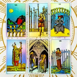 Hot-selling Tarot Oracle 78pcs Specially Colorful Cards Family Entertainment Fate Divination Game ,Halloween and Christmas Gifts