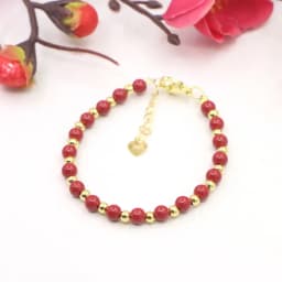 Charm Lovely Baby Baptism Bracelet Natural Stone Crystal Lobster Clasp Parts Yoga Christmas Wedding Girls Gift Jewelry Fashion