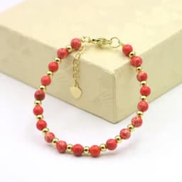 Charm Lovely Baby Baptism Bracelet Natural Stone Crystal Lobster Clasp Parts Yoga Christmas Wedding Girls Gift Jewelry Fashion
