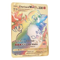 Pokemon Metal Card 10000 Points Arceus Charizard Raichu Super Card Golden English Mewtwo Vmax GX EX Christmas gift