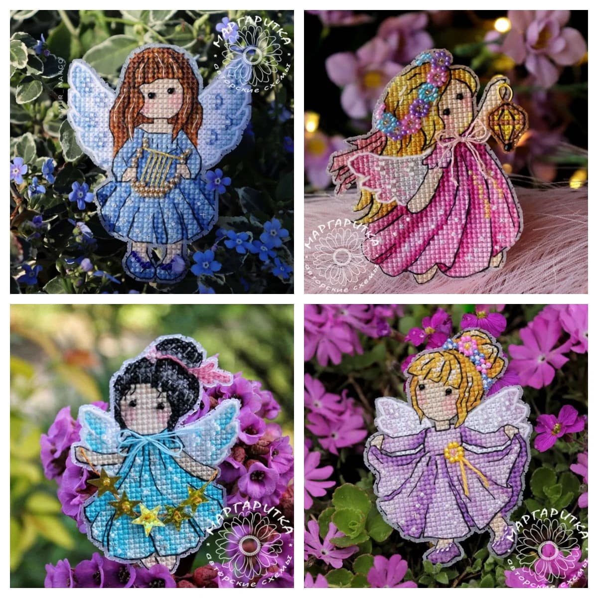 GUA187 Kit Christmas Chorus Ornament Festival Ornament Christmas Tree Decorations Cross Stitch Kits Cross-stitch Embroidery Set