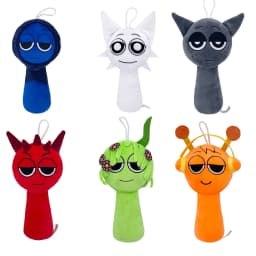 2025 * * Sprunki Plush Toys Sprunki Dolls Oren Wenda Sprunki Stuffed Doll Plush Stuffed Kids Christmas Birthday Gift Home Decors
