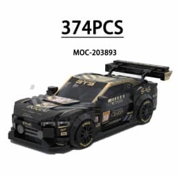 F1 Racing Car Building Blocks 8-Grid Racing Champion Vehicle (With Stickers) Children's Birthday Gift Christmas Toy Gift