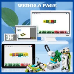NEW WeDo 2.0 Core Set Robotics STEM Boxed Kit Compatible with 45300 We-Do Building Blocks DIY Educational Toys Christmas Gifts