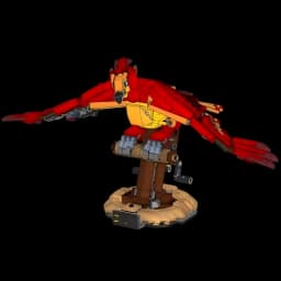 Magic World Fire Phoenix Building Blocks Sets Suitable for Christmas Gifts Compatible with Legoed Particles,597pcs.