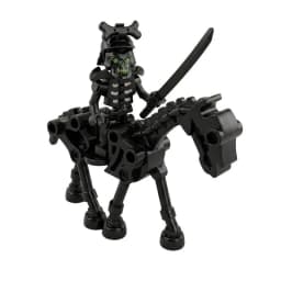 Skeleton puppet army, skeleton war horse, skeleton corps with weapons square building blocks, birthday gifts, Christmas gifts.