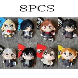 *10CM Anime Yuuki Makoto Aegis Shiomi Kotone Gorou Akechi Joker Shiomi Kotone Cosplay Anime Plushie Pendant Kids Christmas Gifts
