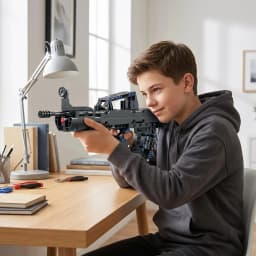 Building Blocks Gun Kar98k Sniper Rifle Type 95 Assault Rifle AK47 Military Bricks Boys DIY Assembly Toy Christmas Gift