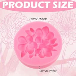 Lotus Flower Silicone Mold,For Resin Crafting - Suitable for Candles、DIY Crafts、Valentine's Day、Mother's Day、Christmas Decoratio