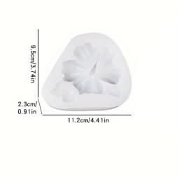Lotus Flower Silicone Mold,For Resin Crafting - Suitable for Candles、DIY Crafts、Valentine's Day、Mother's Day、Christmas Decoratio