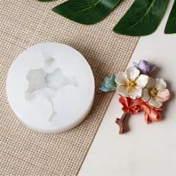 Lotus Flower Silicone Mold,For Resin Crafting - Suitable for Candles、DIY Crafts、Valentine's Day、Mother's Day、Christmas Decoratio