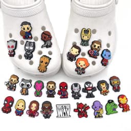7-100Pcs Hot Toys Cartoon Series Shoe Charms For Slides Clog Sandals Shoes Decorations Accessories For Christmas Birthday Gifts
